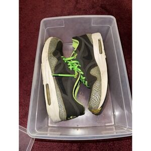 NIKE 2013 AIR MAX 1 599514 007 NEWSPRINT REFLECTIVE 13 FORCE 10.5